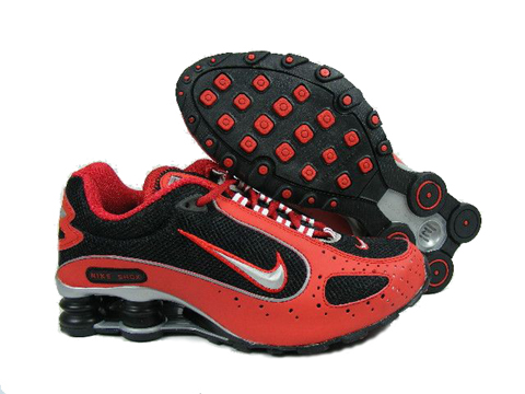 Nike Shox Monster Red Black Silver - Click Image to Close